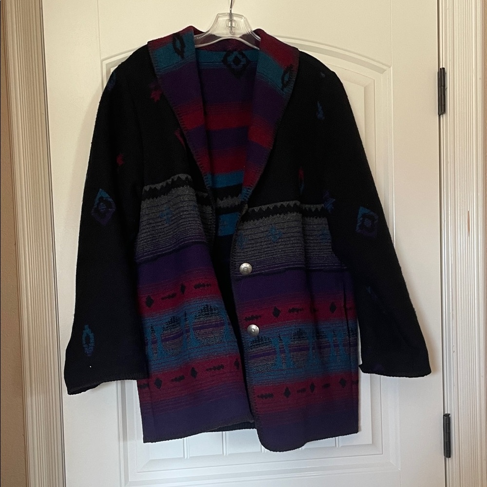 WESTERN THEME ~Multicolor Patterned Women's Blazer